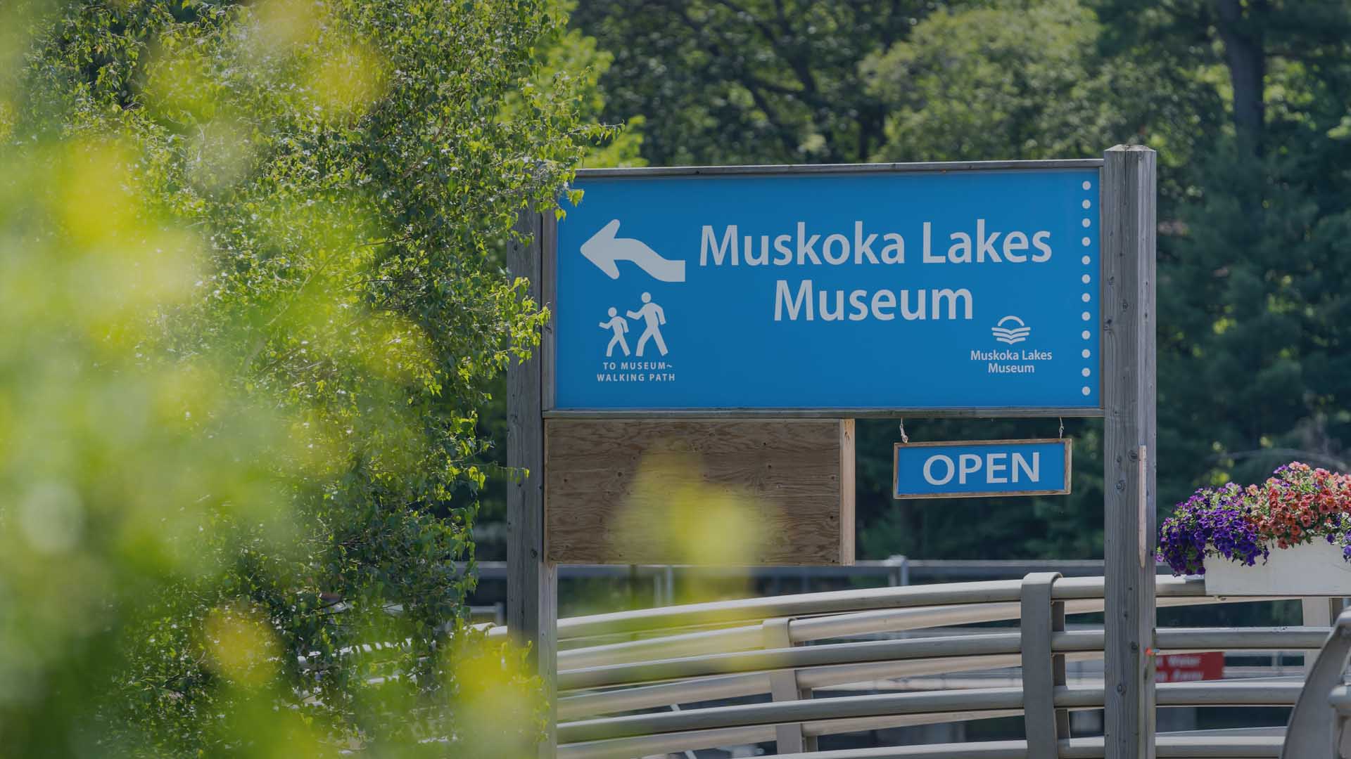 Muskoka Lakes Museum sign